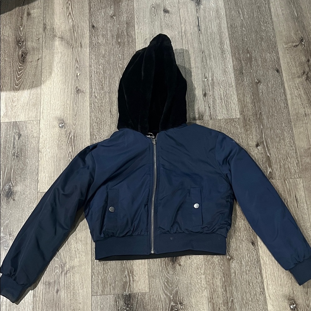 Women’s reversible, bomber jacket